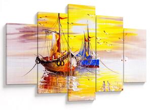 Slika - Slikani brodovi (150x105 cm)
