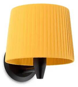 SAMBA BLACK ZIDNA SVJETILJKA E27 YELLOW LAMPSHADE fi215*16 FR64307-36