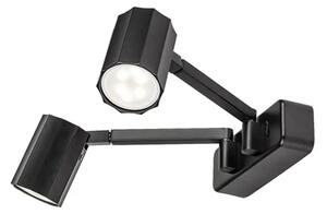 KARTER ZIDNA SVJETILJKA GU10 2X MAX 5/MAT CRNA/IP20 RA73028