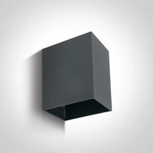 ZIDNA SVJETILJKA LED 3W/3000K/200lm/230V/IP54/68x107x90mm ANTRACIT DM67398/AN/W