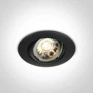 UGRADBENA SVJETILJKA 1×GU10/50W/230V IP20 CRNA DM11105GU/B