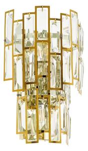 ZIDNA LAMPA 3x E14, 3X25W, 215X330, MESING/KRISTAL CALMEILLES 39615