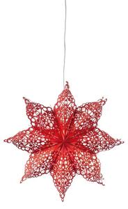 HALL VISILICA ZVIJEZDA 70cm CRVENA PAPIR 1x25W/E14/5,0m MA702561
