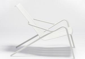Bijela metalna vrtna fotelja Fleole – Ezeis