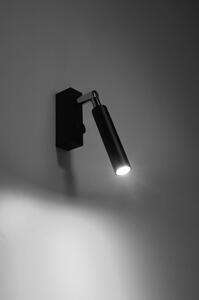 Crna zidna svjetiljka Nice Lamps Tiden