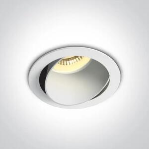 UGRADBENA SVJETILJKA 1×GU10/10W/MR16/230V/fi.79mm/IP20 BIJELA/BIJELA DM11105M/W/W