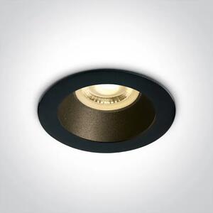 UGRADBENA SVJETILJKA 1×GU10/MAX.10W/MR16//240V IP20 CRNO/CRNA DM10105M/B/B