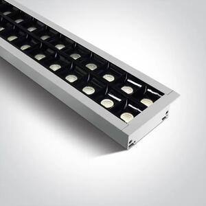 UGRADBENA SVJETILJKA LED96pcs SPOTS UGR17 40W CW 1300mm 34d LINEAR 230V BIJELA DM38150BR/W/C
