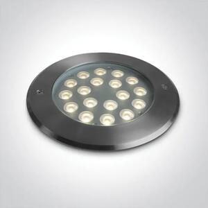 UGRADBENA PODNA LED SVJETILJKA IP67 18x1W WW 24V DC DM69076D/W