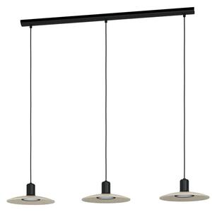 VISILICA 3xLED GU10, 3X5W, D-1050, CRNA/DRVO MAYAZES 39912