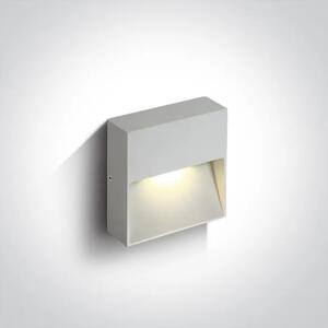 ZIDNA SVJETILJKA LED 3W/3000K/IP54 BIJELA DM67359A/W/W
