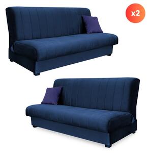 Set od 2 komada sofa Stigma (tamnoplava)