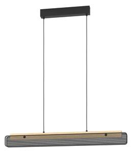 VISILICA 1xLED 34W, 4100lm, RGB+BIJELA, CRNO/SMEĐA KOKOMO-Z 900702