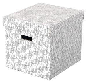 Sada 3 bílých úložných boxů Leitz Eselte, 32 x 36,5 cm