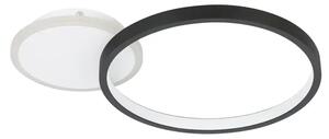 PLAFONJERA 1xLED 15W, SA DALJINSKIM, CRNO/BIJELA GAFARES 900421