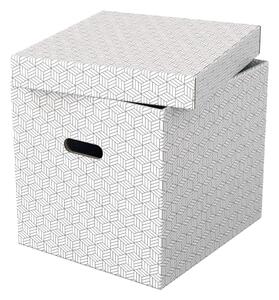 Sada 3 bílých úložných boxů Leitz Eselte, 32 x 36,5 cm