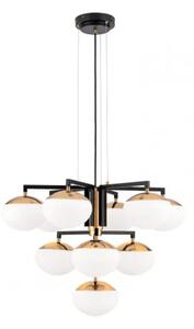 JOSEPHINE LUSTER 10×E27/LED/230V O73,5 cm CRNI (Kopija) LU1841/6+3+1