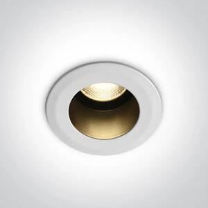 UGRADBENA SVJETILJKA LED 6,5W/3000K/550lm/700mA/IP65 DIMMABILNA DM10107DL/W/W