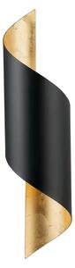 ZIDNA LAMPA 1xE14, PROM 160, V 630, CRNA/ZLATNA JABALOYAS 39654