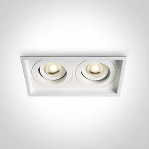 UGRADBENA SVJETILJKA GU10/2x50W/230V BIJELA DM51205N/W