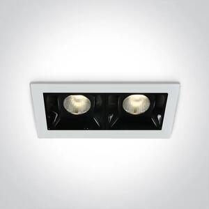 UGRADBENA SVJETILJKA LED 2x2W WW 30deg IP20 700mA DIMM BIJELA DM50202B/W/W