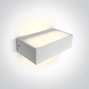 VANJSKA ZIDNA LED SVJETILJKA 7W CCTV IP65 BIJELA DM67392/W/V