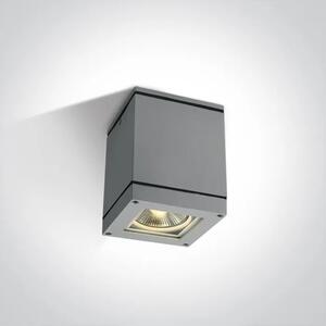 NADGRADNA LAMPA 1XE27 75W IP54 SIVA DM67132D/G