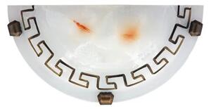 ETRUSCO ZIDNA SVJETILJKA E27 1X MAX 60/BIJELA STAKLO ALABASTER /IP20 RA7647
