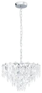VISILICA 7xE14, 7X40W, PROM 470, KROM/KRISTAL CARVARIO 39723