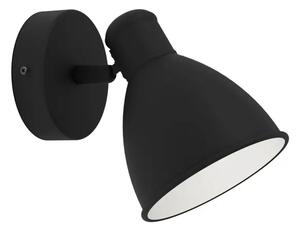 ZIDNA LAMPA 1xGU10, 1X3W, IP44, CRNO/BIJELA SAN PERI 1 900428