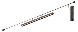 LIRA VISEĆA SVJETILJKA IP65/4136lm/3000K Dark brown LL9332