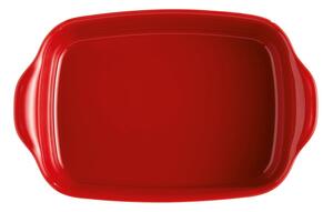 Crvena keramička posuda za pečenje Emile Henry Ultime, 30 x 19 cm