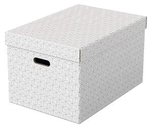 Sada 3 bílých úložných boxů Leitz Eselte, 35,5 x 51 cm