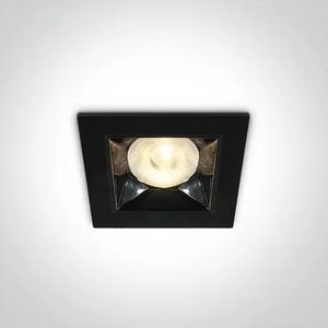UGRADBENA SVJETILJKA LED/6W/3000K/480lm/38°/230V IP20 CRNA DM50106B/B/W