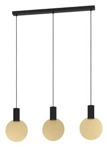 VISILICA 3xLED GU10, 3X4,5W, CRNA/ZLATNO SARONA 900402
