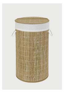 Košara za veš od bambusa Wenkoo Bina, 55 l