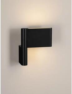 FLUSSO ZIDNA SVJETILJKA CRNA LED 5W 220-240V 189lm IP20 3000K NL9540277