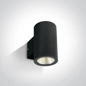 ZIDNA SVJETILJKA LED/12×1W/3000K/240V IP54 CRNA DM67138/B/W