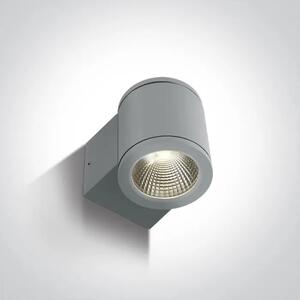 ZIDNA LED SVJETILJKA 6W/540lm/3000K/240V IP54 SIVA DM67138E/G/W