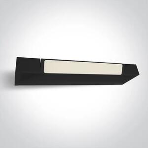 LED ZIDNA SVJETILJKA 12W 3000K 1000lm IP44 CRNA DM38112C/B/W