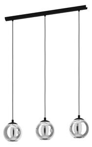 VISILICA 3xE27 D-765, CRNA/CRNO STAKLO ARISCANI 98652