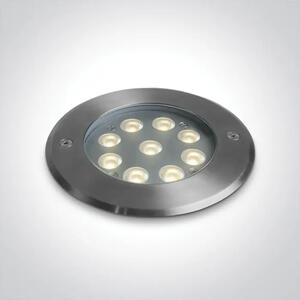 UGRADBENA PODNA LED SVJETILJKA IP67 9x1W WW 24V DC DM69076C/W