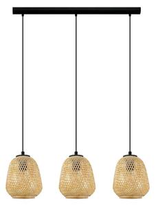 VISILICA 3xE27 NATUR/CRNA DEMBLEBY 43262