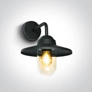 ZIDNA SVJETILJKA E27 40W CRNA IP44 DM67408/B
