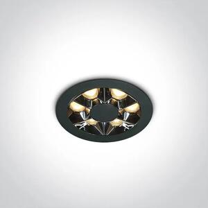UGRADBENA SVJETILJKA LED/6W/3000K/480lm/38°/IP20 CRNA DM10106X/B/W