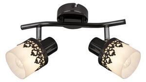 LACEY REFLEKTOR E14 2X MAX 40/CRNA/IP20 RA5342