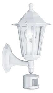 VANJSKA ZIDNA LAMPA 1xE27 SENZOR, BIJELA LATERNA 5 22464