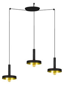 WHIZZ BLACK/SATIN GOLD VISILICA E27 60W 3L FR20160-3L