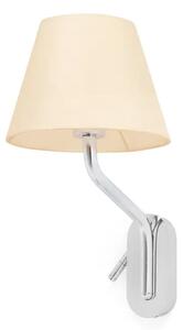 ETERNA CHROME ZIDNA SVJETILJKA E27 15W WITH RIGHT READER FR24006-11