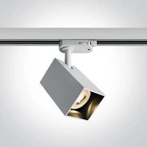 REFLEKTOR ZA ŠINU GU10/10W/220V KOCKASTI BIJELI DM65105NAT/W